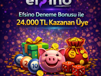 Efsino deneme bonusu kullanarak 24.000 TL kazanan üyeyi temsil eden casino kazanç görseli.