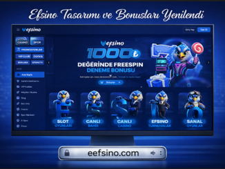 Efsino yeni tasarım ve freespin bonus kampanyası